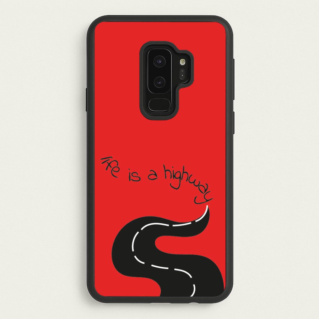 Life Is A Highway - Cars - Cars Phone Case for Galaxy S9 Plus