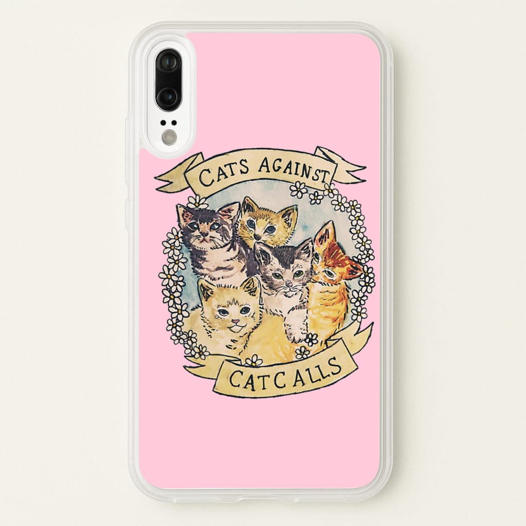 Cats Against Cat Calls - Phone Case for Huawei P20