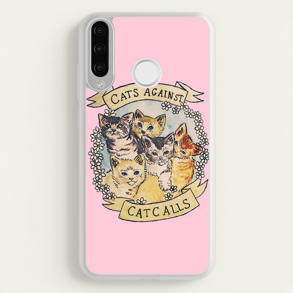 Cats Against Cat Calls - Phone Case for Huawei P30 Lite