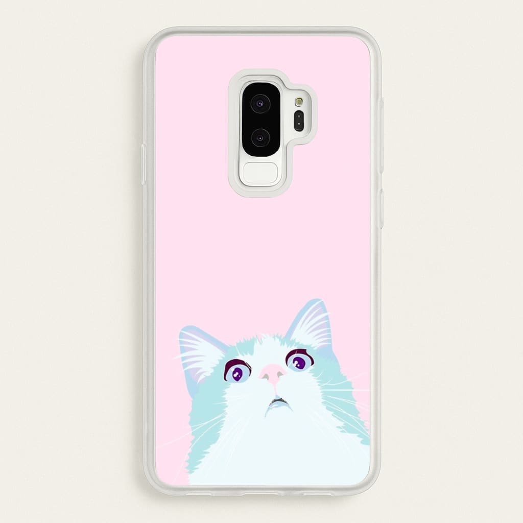 Curious Cat - Phone Case for Galaxy S9 Plus