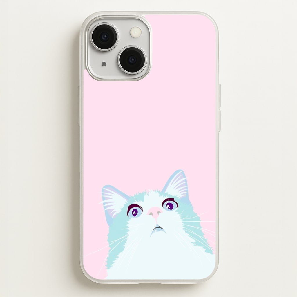 Curious Cat - Phone Case for iPhone 13 Mini
