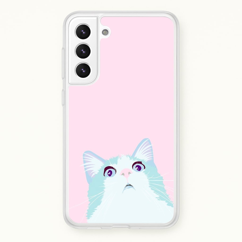Curious Cat - Phone Case for Galaxy S21 Plus