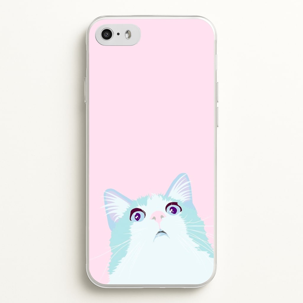 Curious Cat - Phone Case for iPhone 5 / 5s / SE 2016