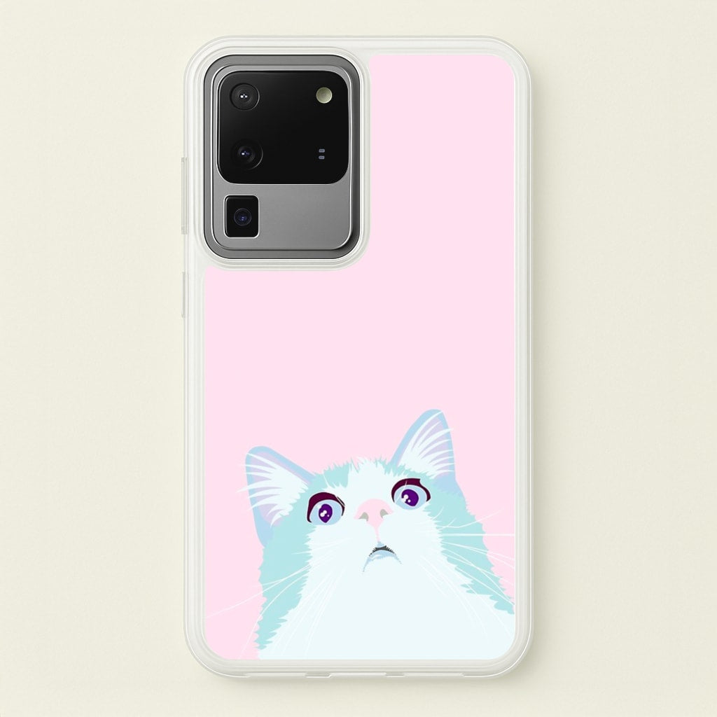 Curious Cat - Phone Case for Galaxy S20 Ultra