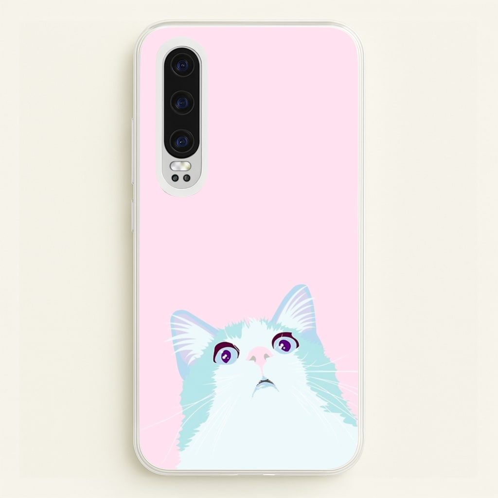 Curious Cat - Phone Case for Huawei P30