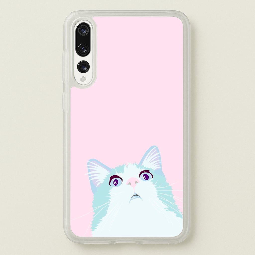 Curious Cat - Phone Case for Huawei P20 Pro
