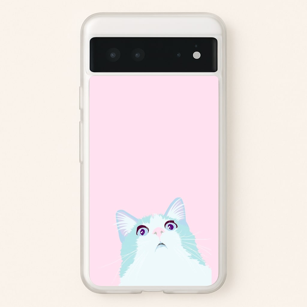 Curious Cat - Phone Case for Google Pixel 6
