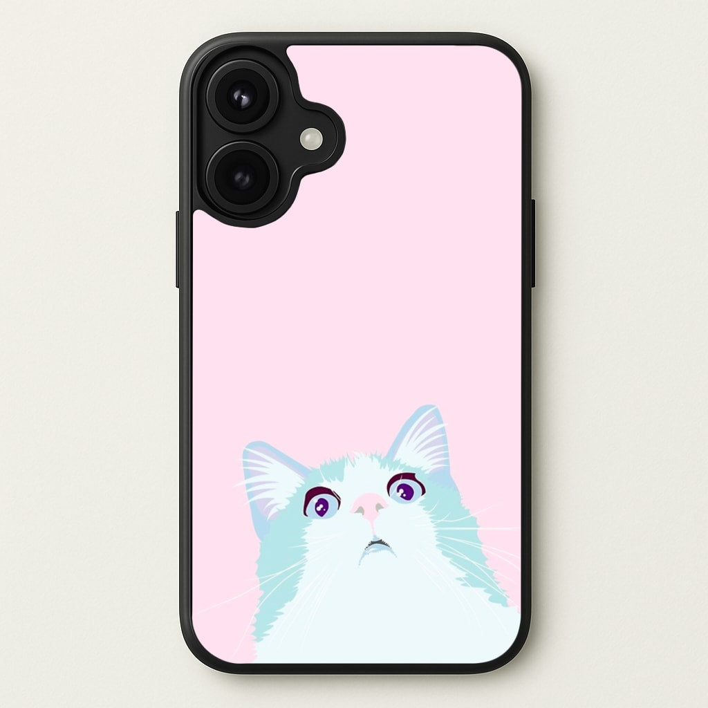 Curious Cat Phone Case for iPhone 17