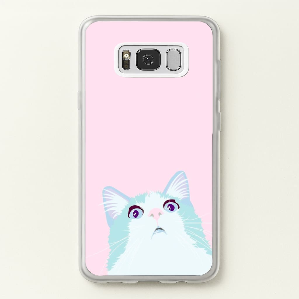 Curious Cat - Phone Case for Galaxy S8
