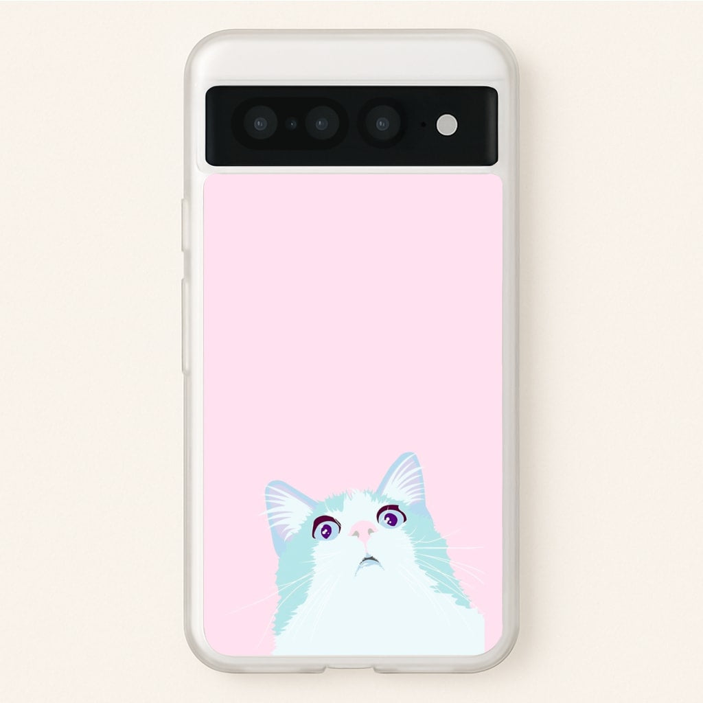 Curious Cat - Phone Case for Google Pixel 7 Pro