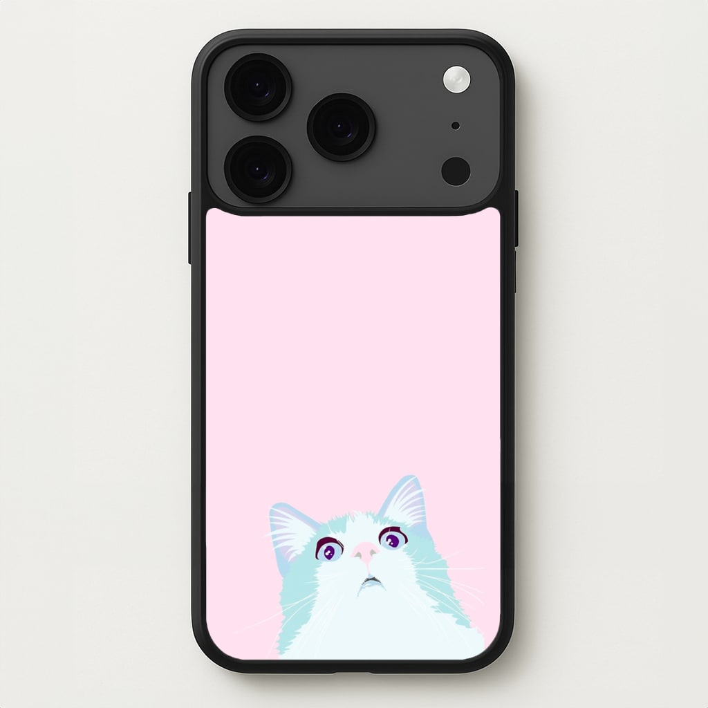 Curious Cat Phone Case for iPhone 17 Pro Max