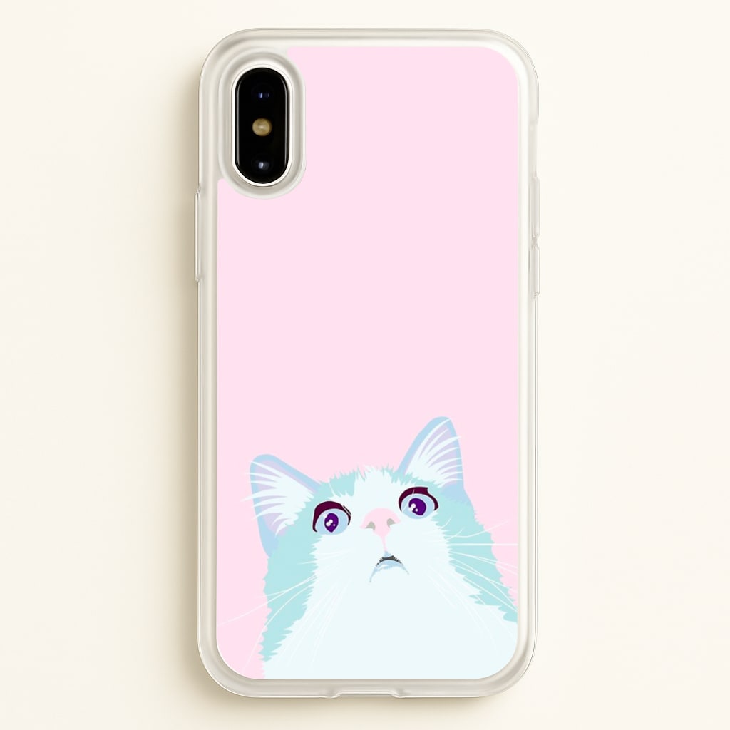 Curious Cat - Phone Case for iPhone X / XS