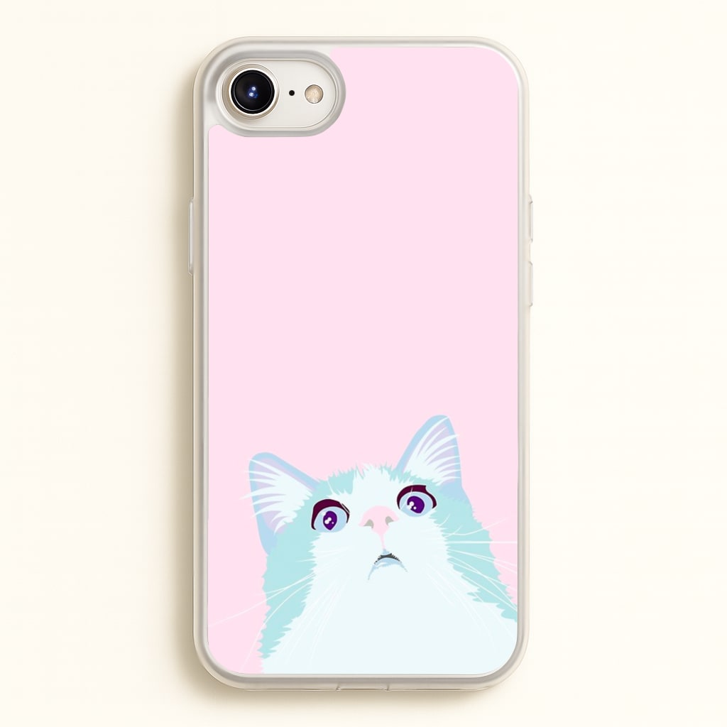Curious Cat - Phone Case for iPhone 6 Plus / 7 Plus / 8 Plus