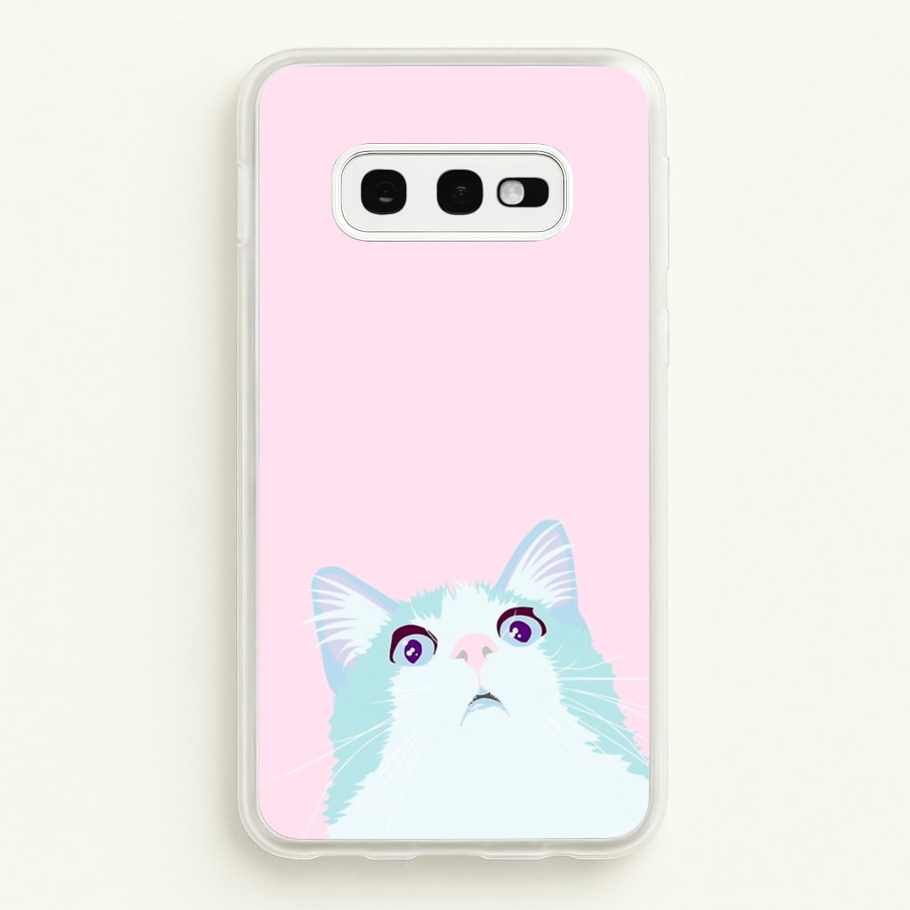 Curious Cat - Phone Case for Galaxy S10e