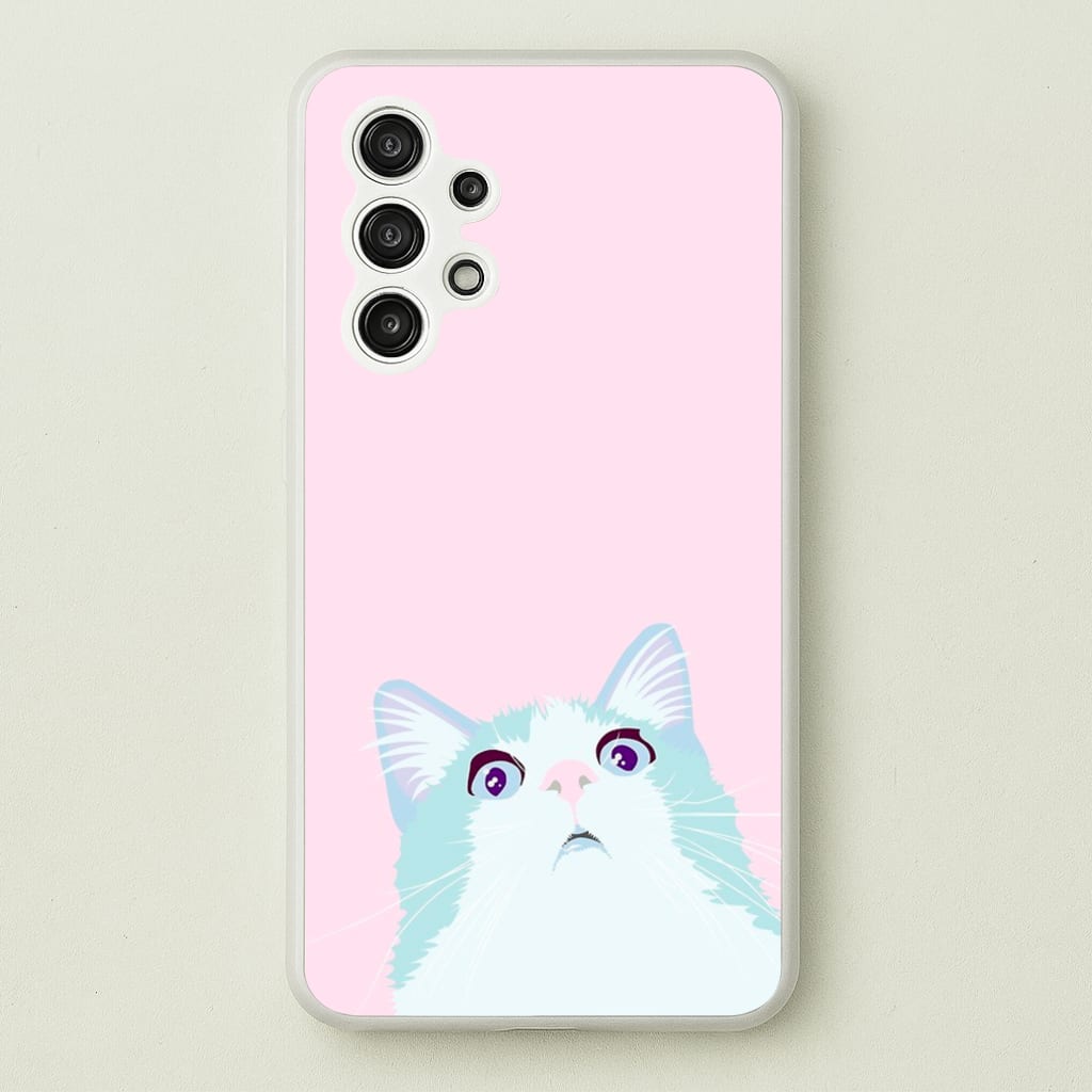 Curious Cat - Phone Case for Galaxy A13