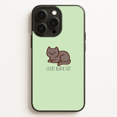 Lucky Black Cat - Cats Phone Case