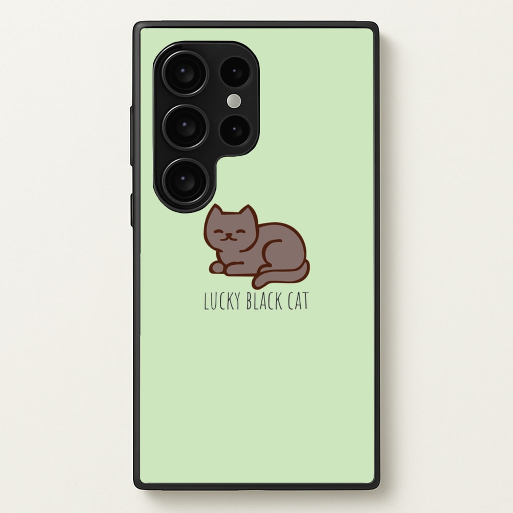 Lucky Black Cat - Cats - Cats Phone Case for Galaxy S24 Ultra