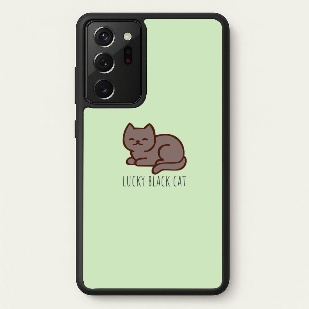 Lucky Black Cat - Cats - Cats Phone Case for Galaxy Note 20 Ultra