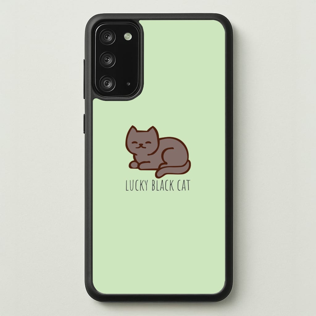 Lucky Black Cat - Cats - Cats Phone Case for Galaxy Note 20