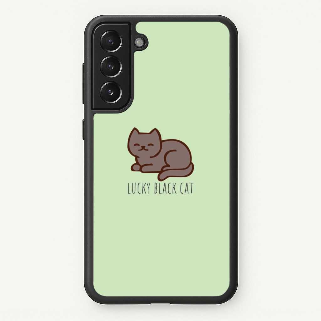 Lucky Black Cat - Cats - Cats Phone Case for Galaxy S21