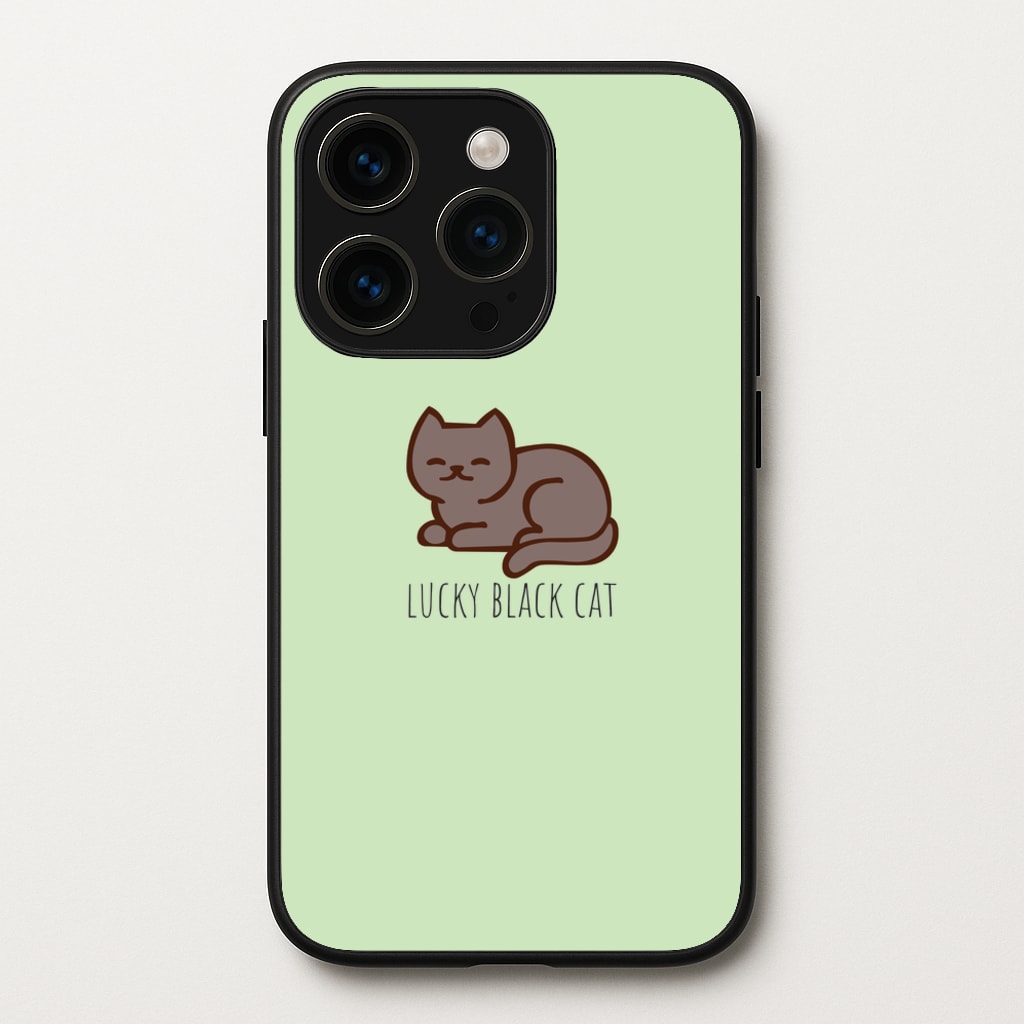 Lucky Black Cat - Cats - Cats Phone Case for iPhone 15 Pro