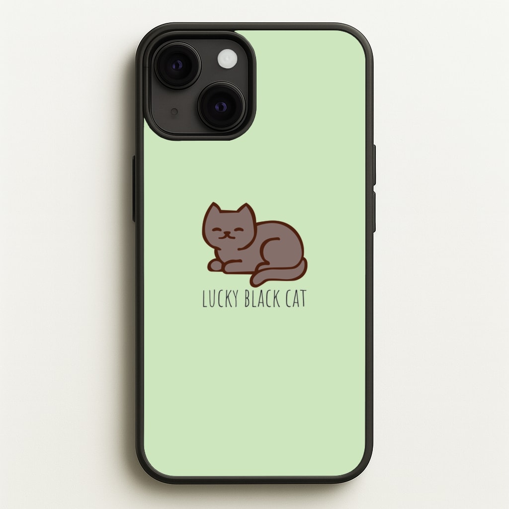 Lucky Black Cat - Cats - Cats Phone Case for iPhone 13 Mini