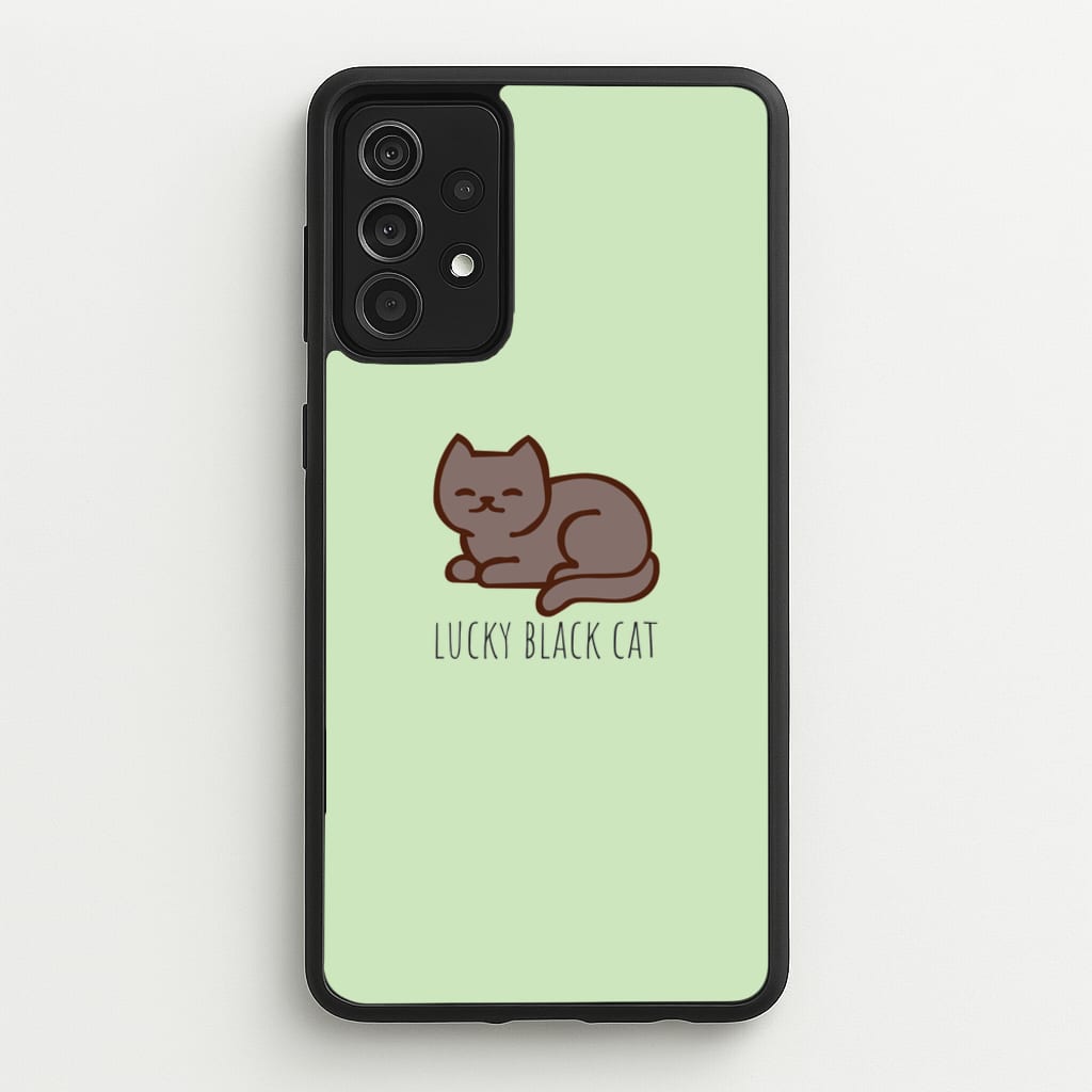 Lucky Black Cat - Cats - Cats Phone Case for Galaxy A52 / A52s