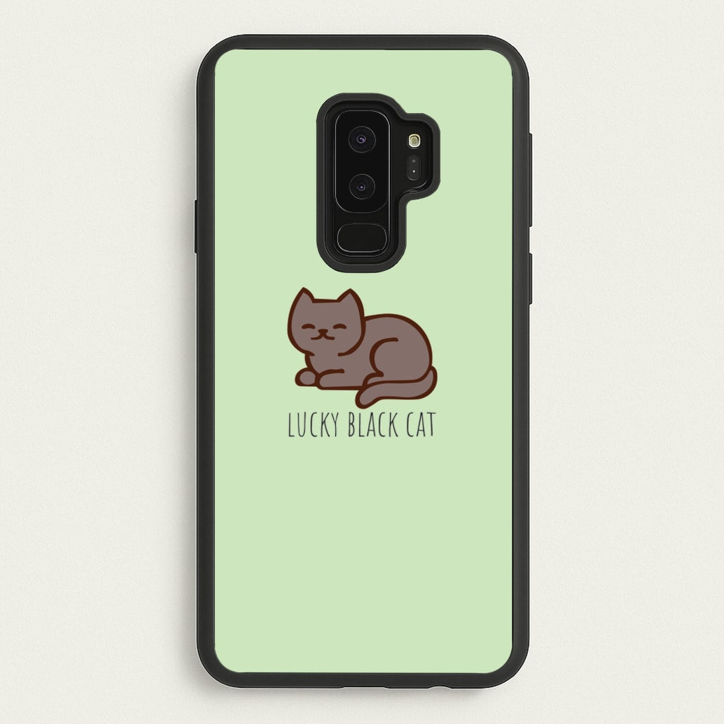 Lucky Black Cat - Cats - Cats Phone Case for Galaxy S9 Plus