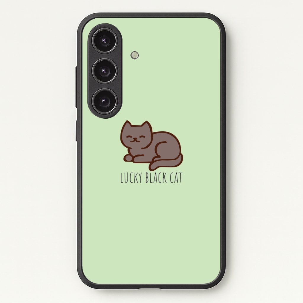 Lucky Black Cat - Cats - Cats Phone Case for Galaxy S25