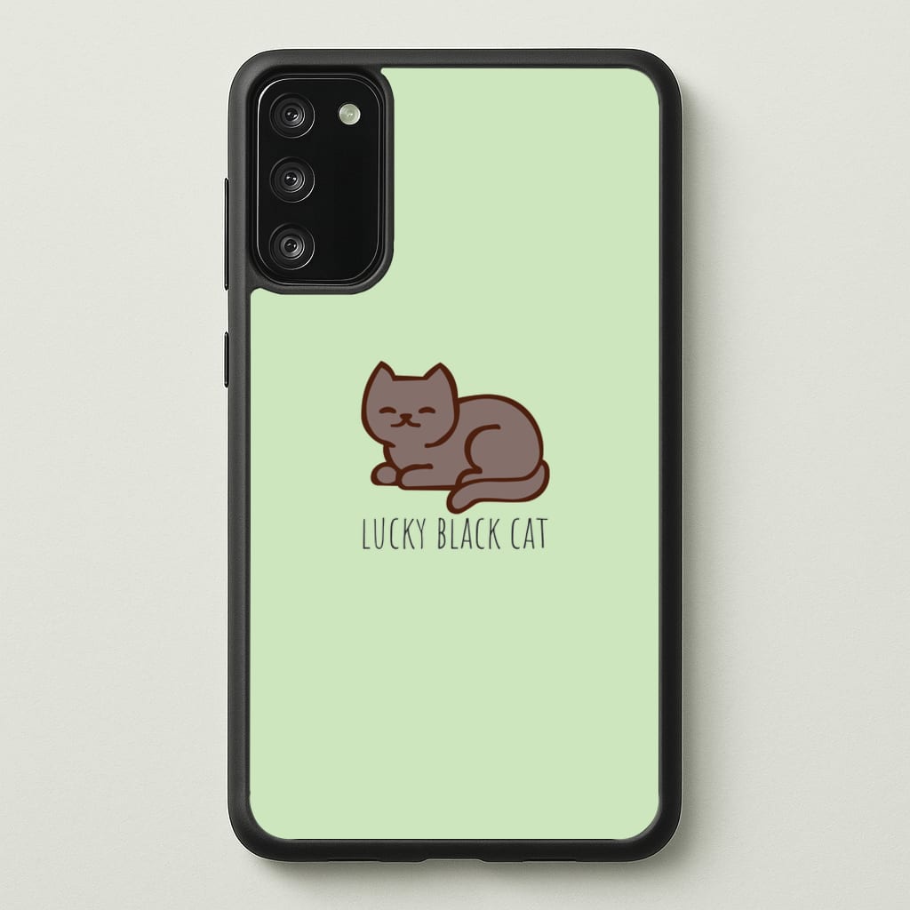 Lucky Black Cat - Cats - Cats Phone Case for Galaxy S20FE