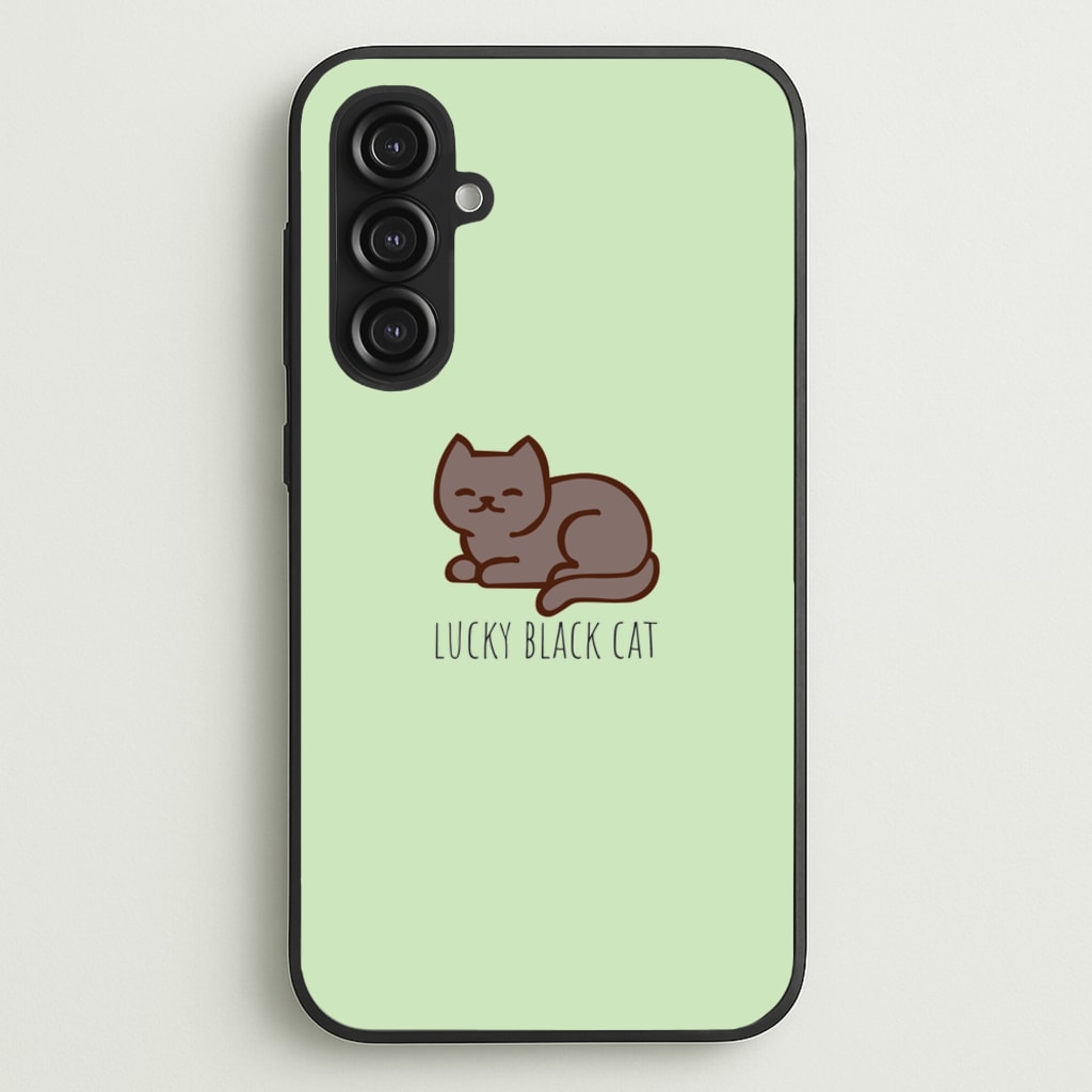 Lucky Black Cat - Cats - Cats Phone Case for Galaxy S23FE