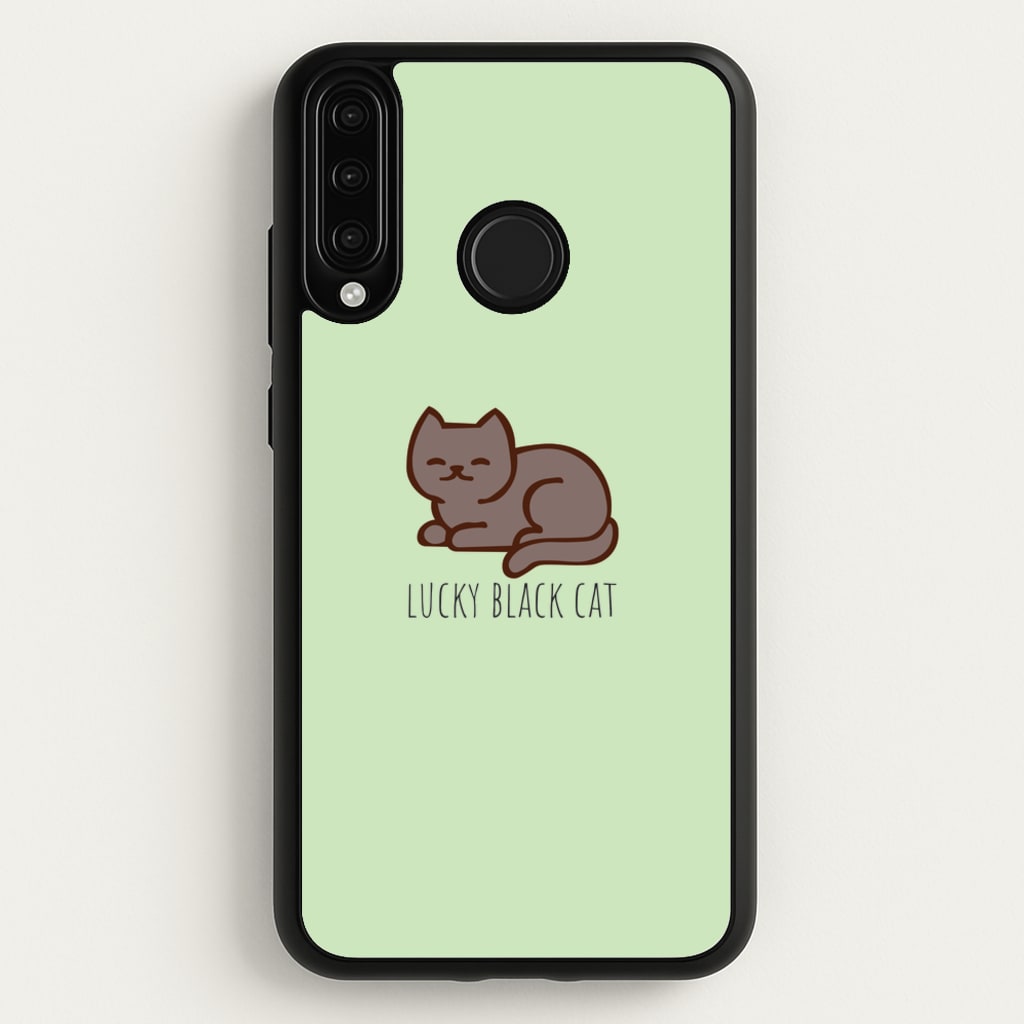 Lucky Black Cat - Cats - Cats Phone Case for Huawei P30 Lite