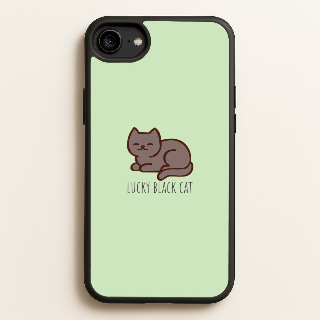 Lucky Black Cat - Cats - Cats Phone Case for iPhone 6 / 7 / 8 / SE