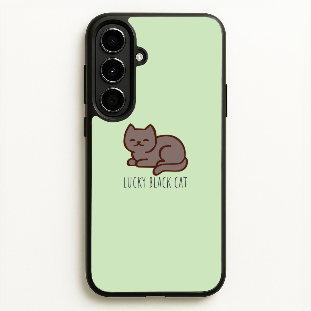Lucky Black Cat - Cats - Cats Phone Case for Galaxy A56