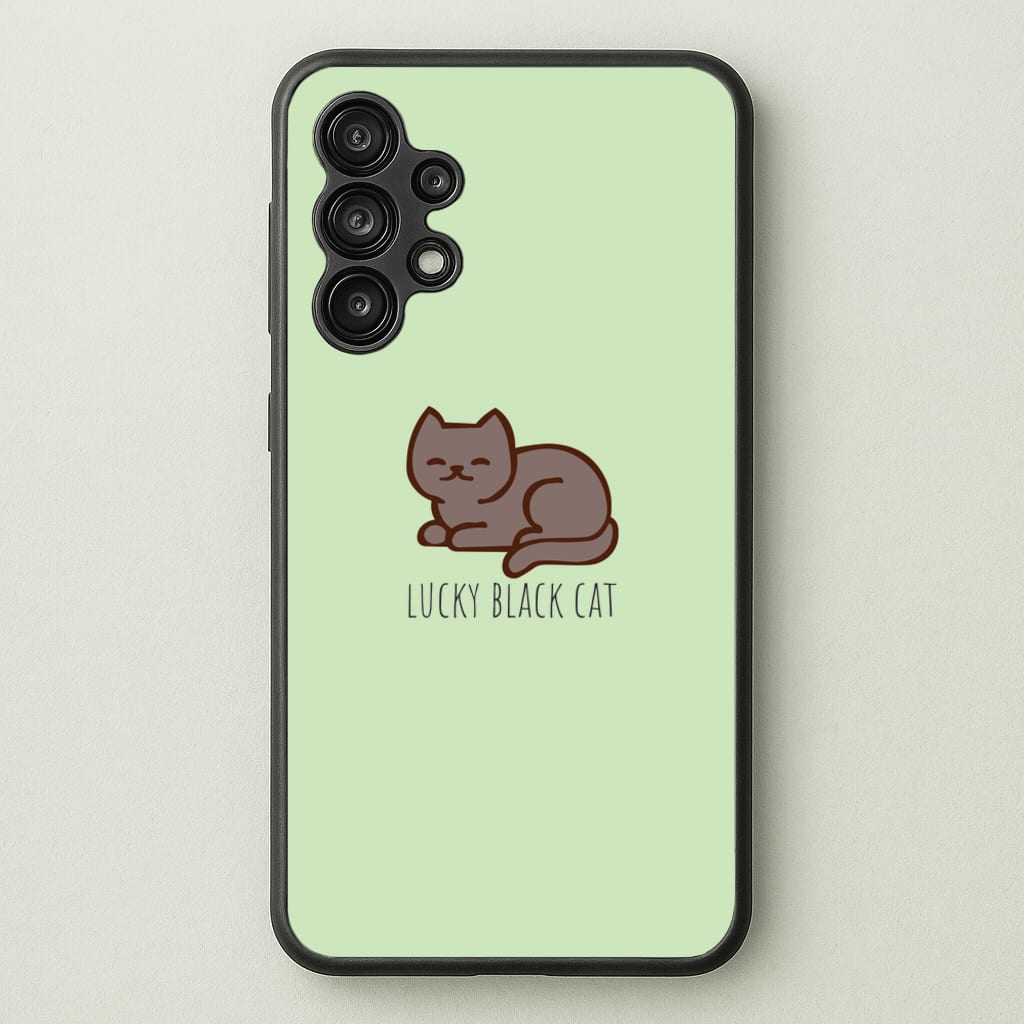 Lucky Black Cat - Cats - Cats Phone Case for Galaxy A13
