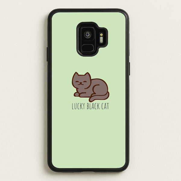 Lucky Black Cat - Cats - Cats Phone Case for Galaxy S9