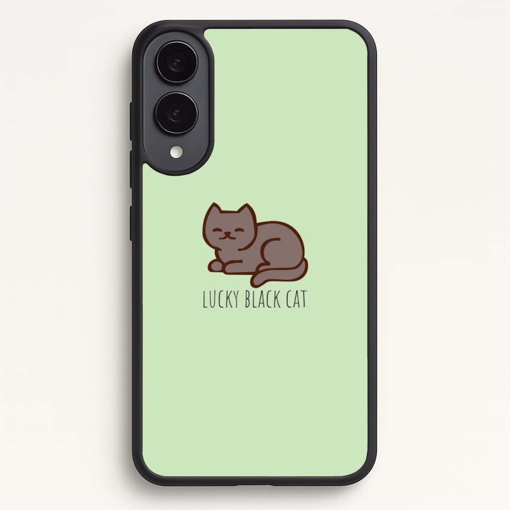 Lucky Black Cat - Cats - Cats Phone Case for Galaxy S25 Edge