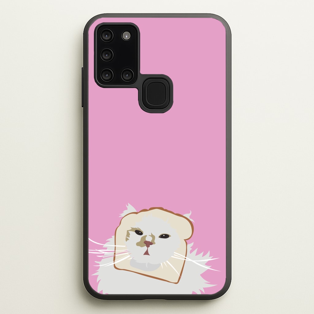 Silly Cat - Cats - Cats Phone Case for Galaxy A21s