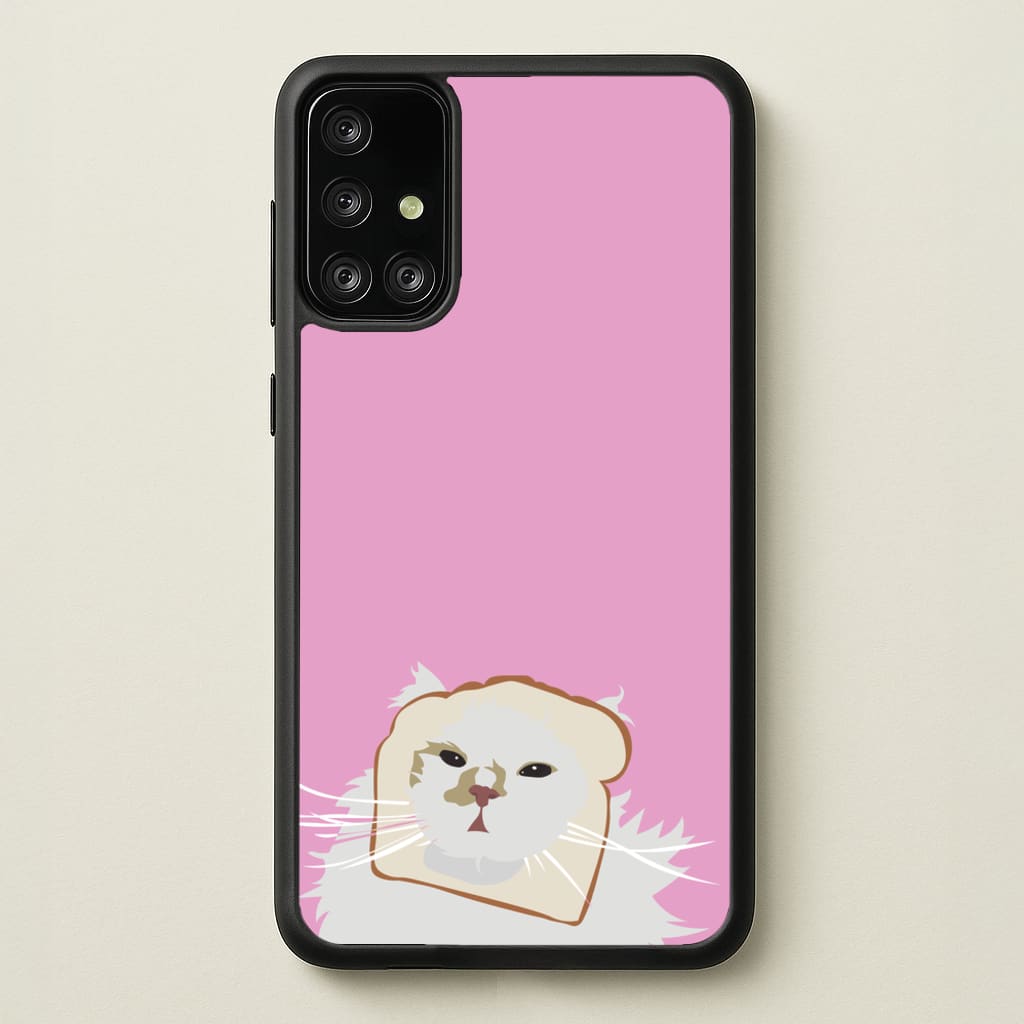 Silly Cat - Cats - Cats Phone Case for Galaxy A71