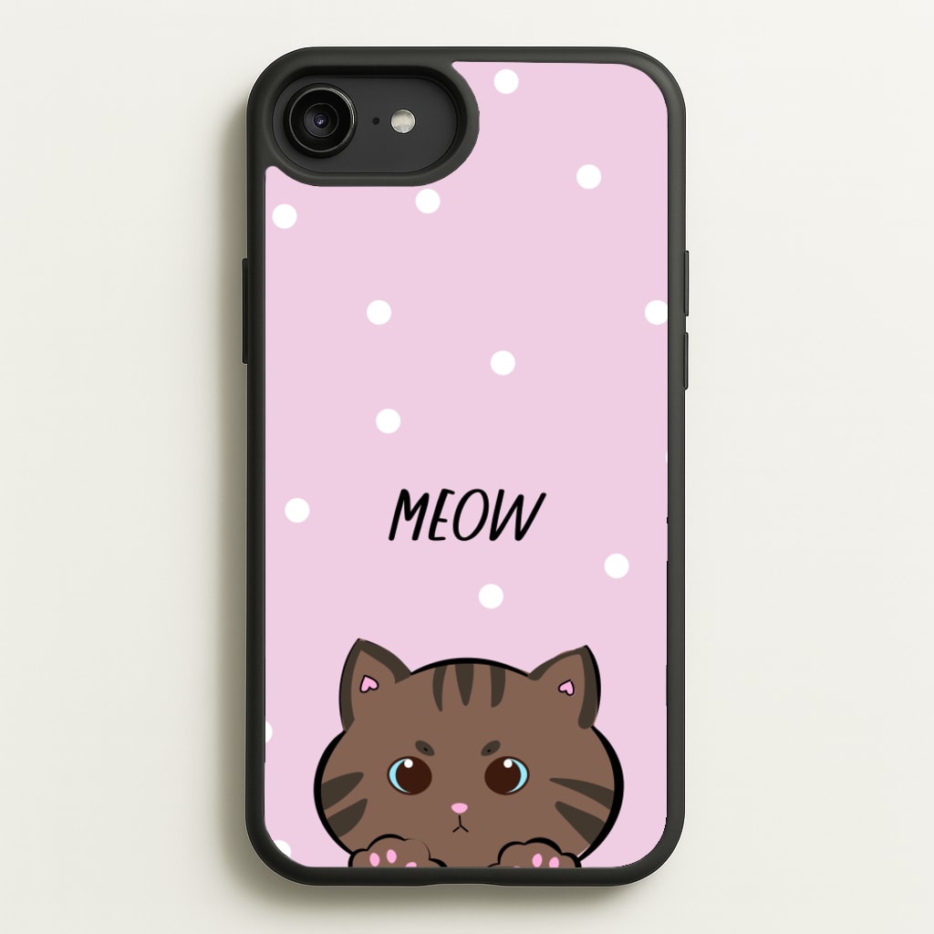 Meow Purple - Cats - Cats Phone Case for iPhone 6 Plus / 7 Plus / 8 Plus
