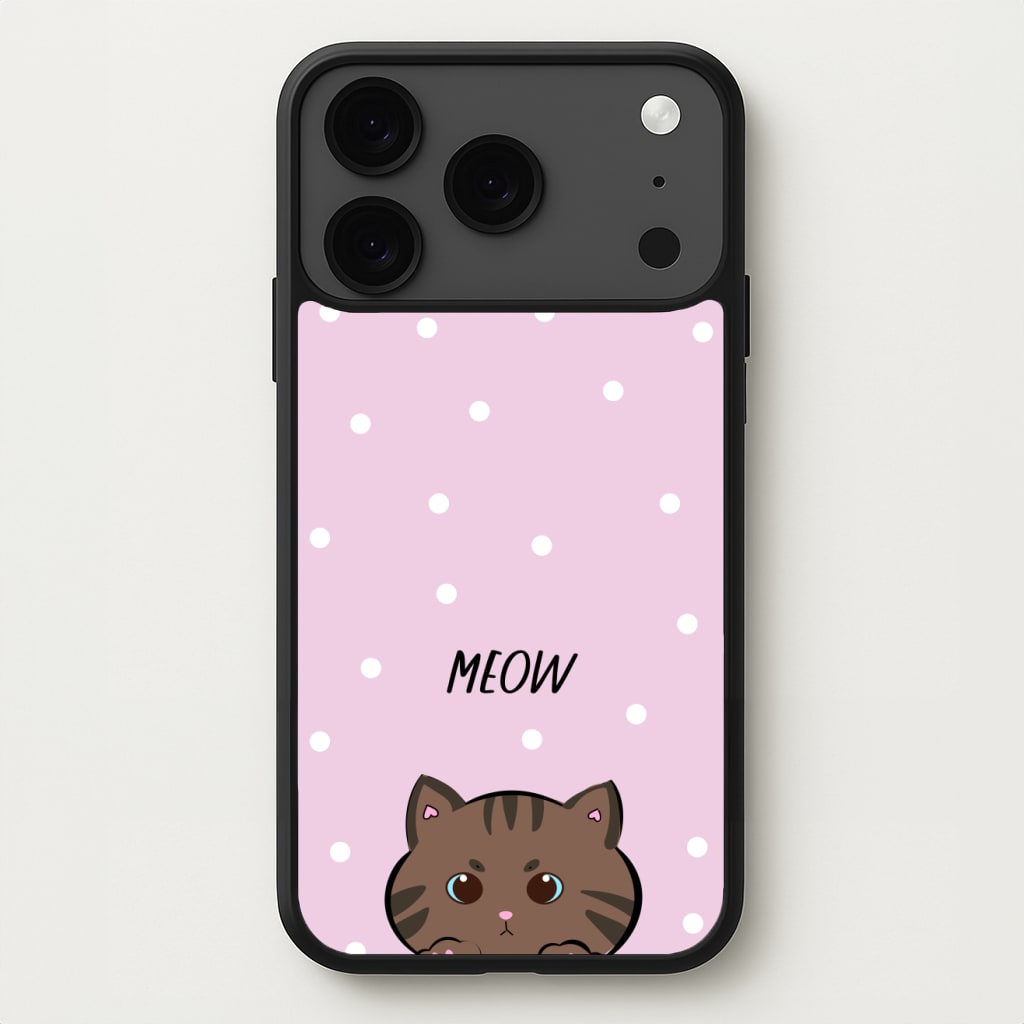 Meow Purple - Cats Phone Case for iPhone 17 Pro Max