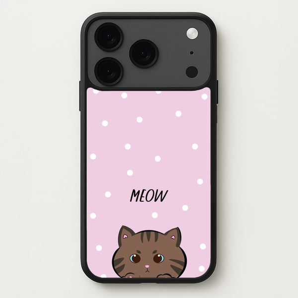 Meow Purple - Cats Phone Case for iPhone 17 Pro