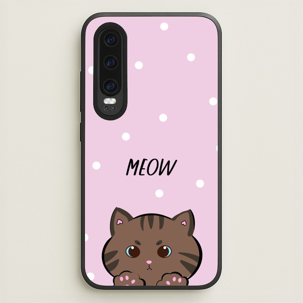 Meow Purple - Cats - Cats Phone Case for Huawei P30