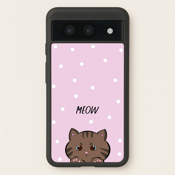 Meow Purple - Cats - Cats Phone Case for Google Pixel 8a