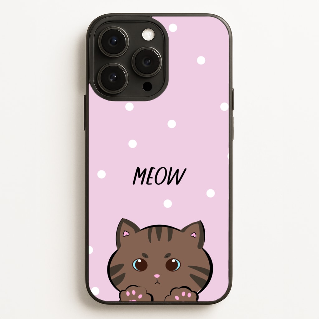 Meow Purple - Cats - Cats Phone Case for iPhone 12 Pro Max