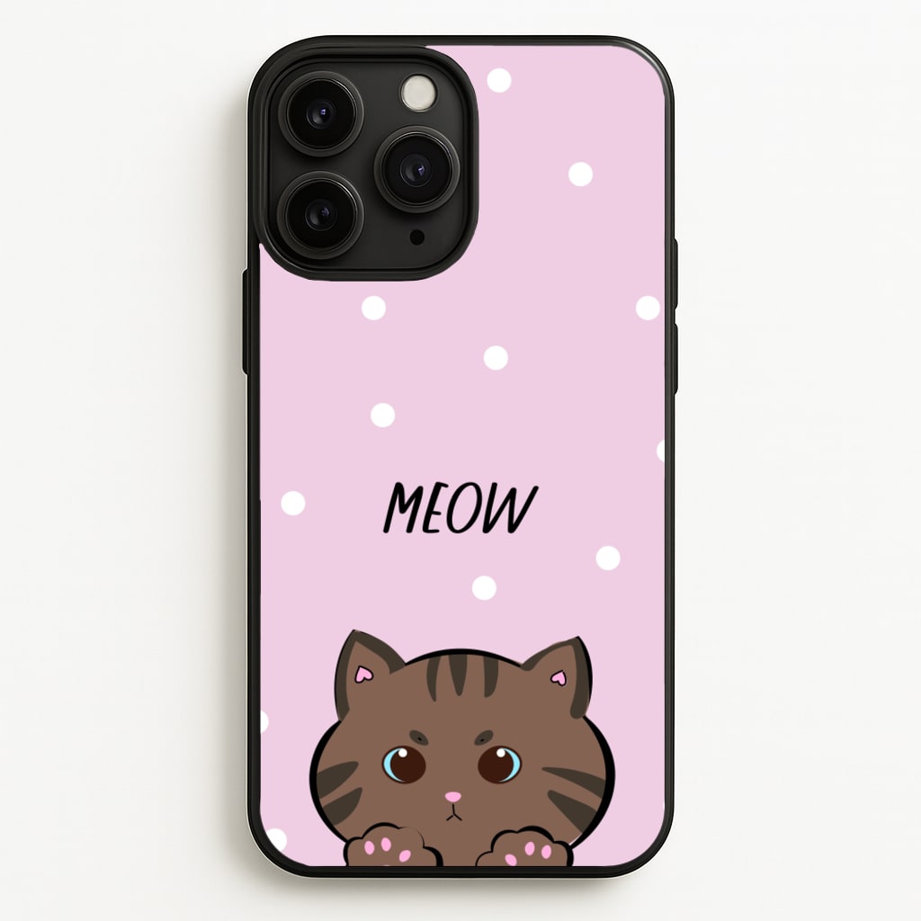 Meow Purple - Cats - Cats Phone Case for iPhone 11 Pro Max