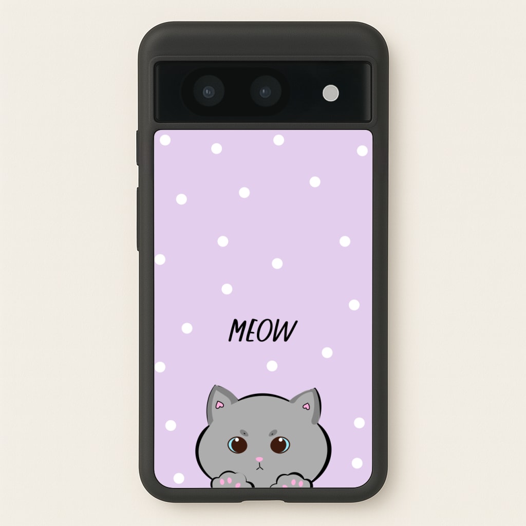 Grey Kitty - Cats - Cats Phone Case for Google Pixel 8a
