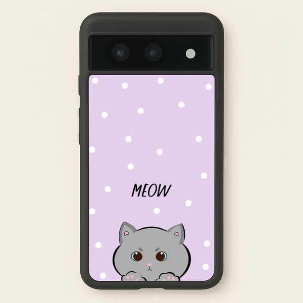 Grey Kitty - Cats - Cats Phone Case for Google Pixel 8a