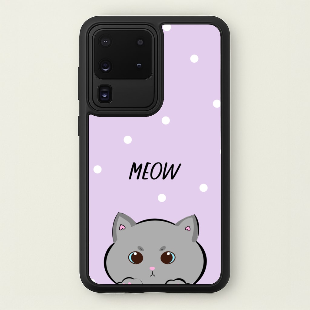 Grey Kitty - Cats - Cats Phone Case for Galaxy S20 Ultra