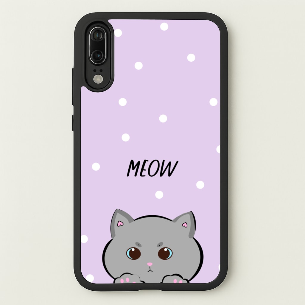 Grey Kitty - Cats - Cats Phone Case for Huawei P20